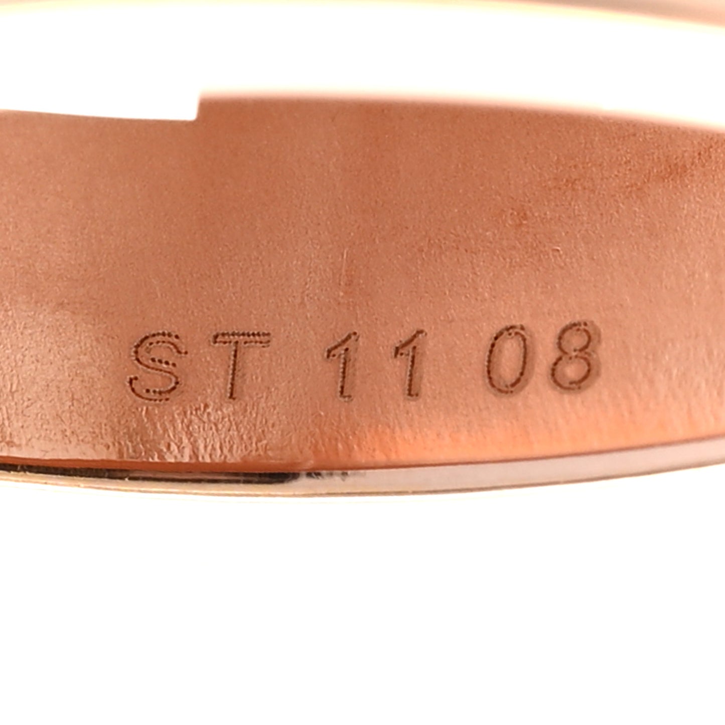 Lacquered Rose Gold Pop H Pendant Necklace Rose Dragee
