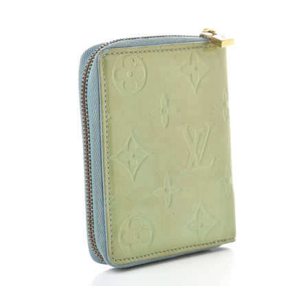 Louis Vuitton Vernis Zippy Coin Purse Baby Blue 3 of 13