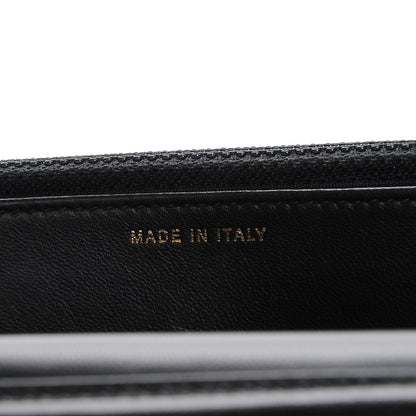 Chanel Lambskin Quilted Boy Wallet On Chain WOC Black 7 of 9