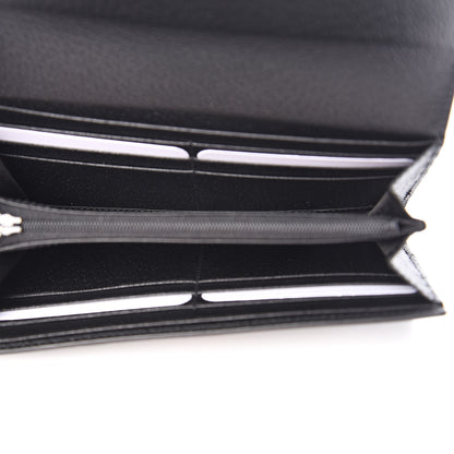 Gucci Calfskin Web Ophidia Continental Wallet Black 4 of 6