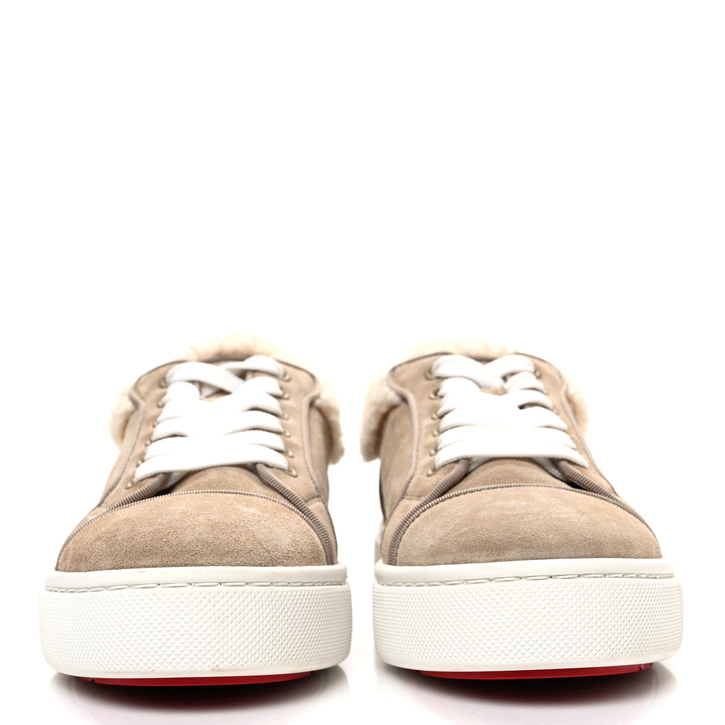 Suede Shearling Fun Vierissima Flat Sneakers 38 Atlas