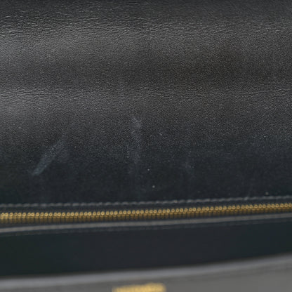 Hermes Tadelakt Kelly Sellier 25 Black 11 of 12
