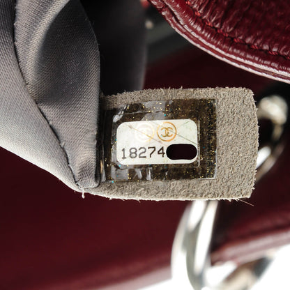 Chanel Caviar Quilted Grand Shopping Tote GST Burgundy 7 of 7