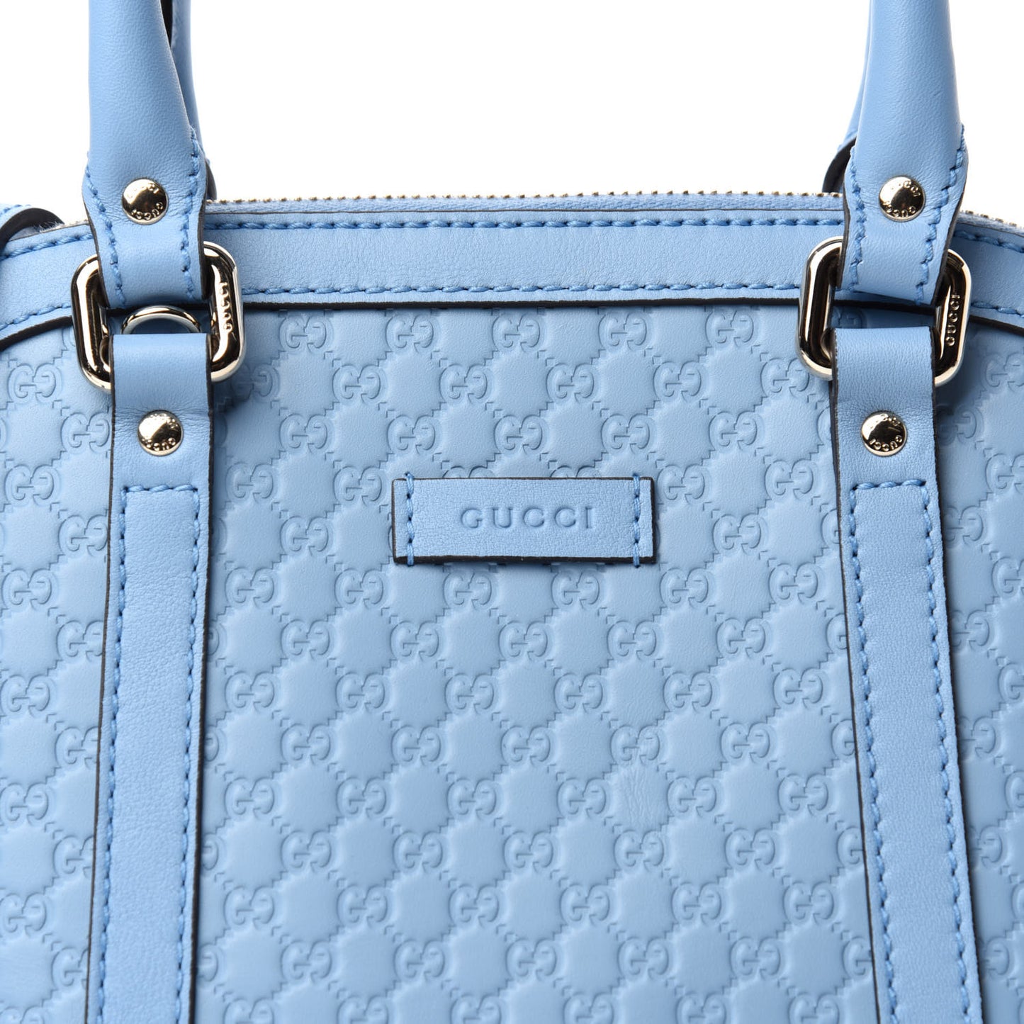 Microguccissima Mini Dome Bag Mineral Blue