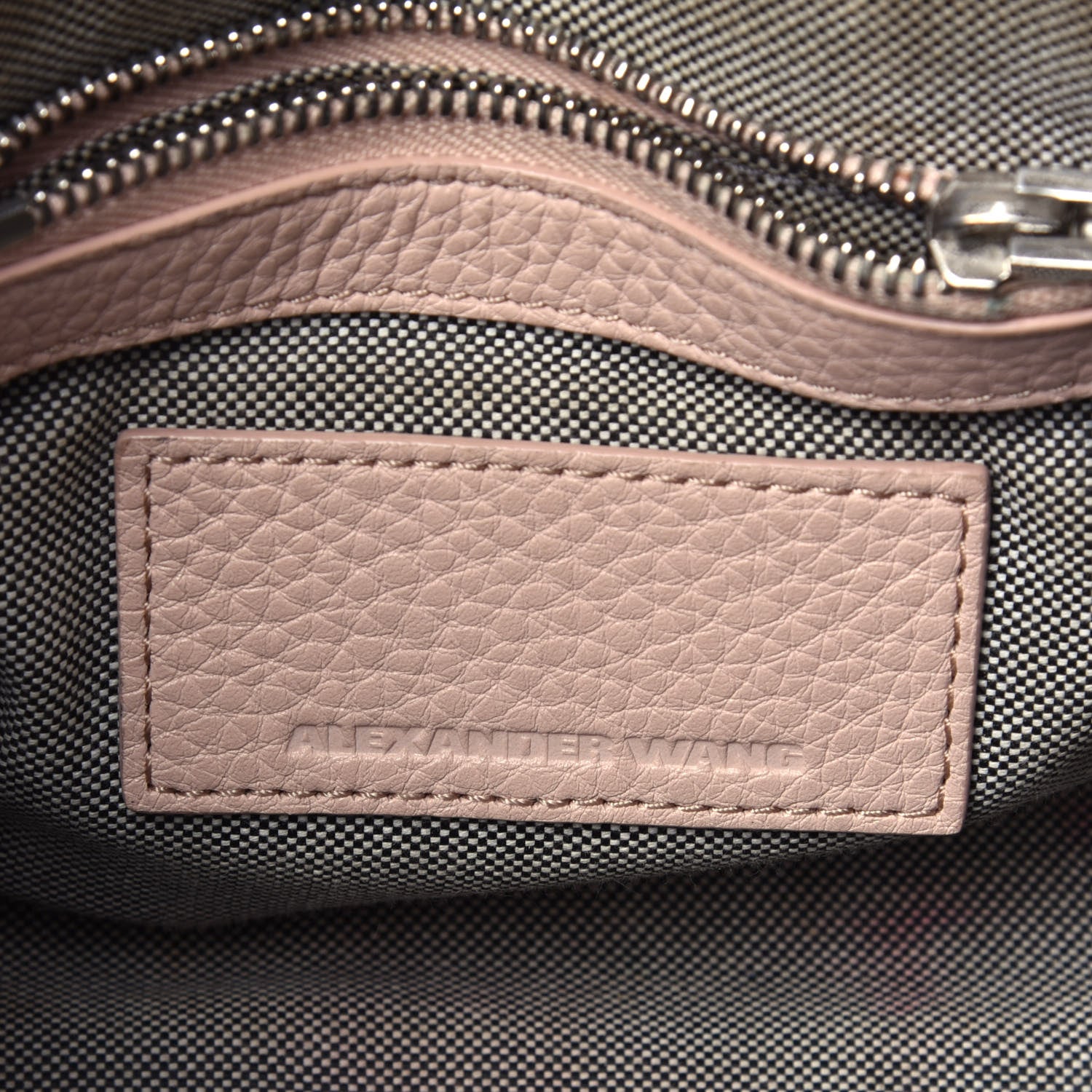 Alexander Wang Pebbled Lambskin Mini Rockie Pale Pink Rhodium Hardware 7 of 9