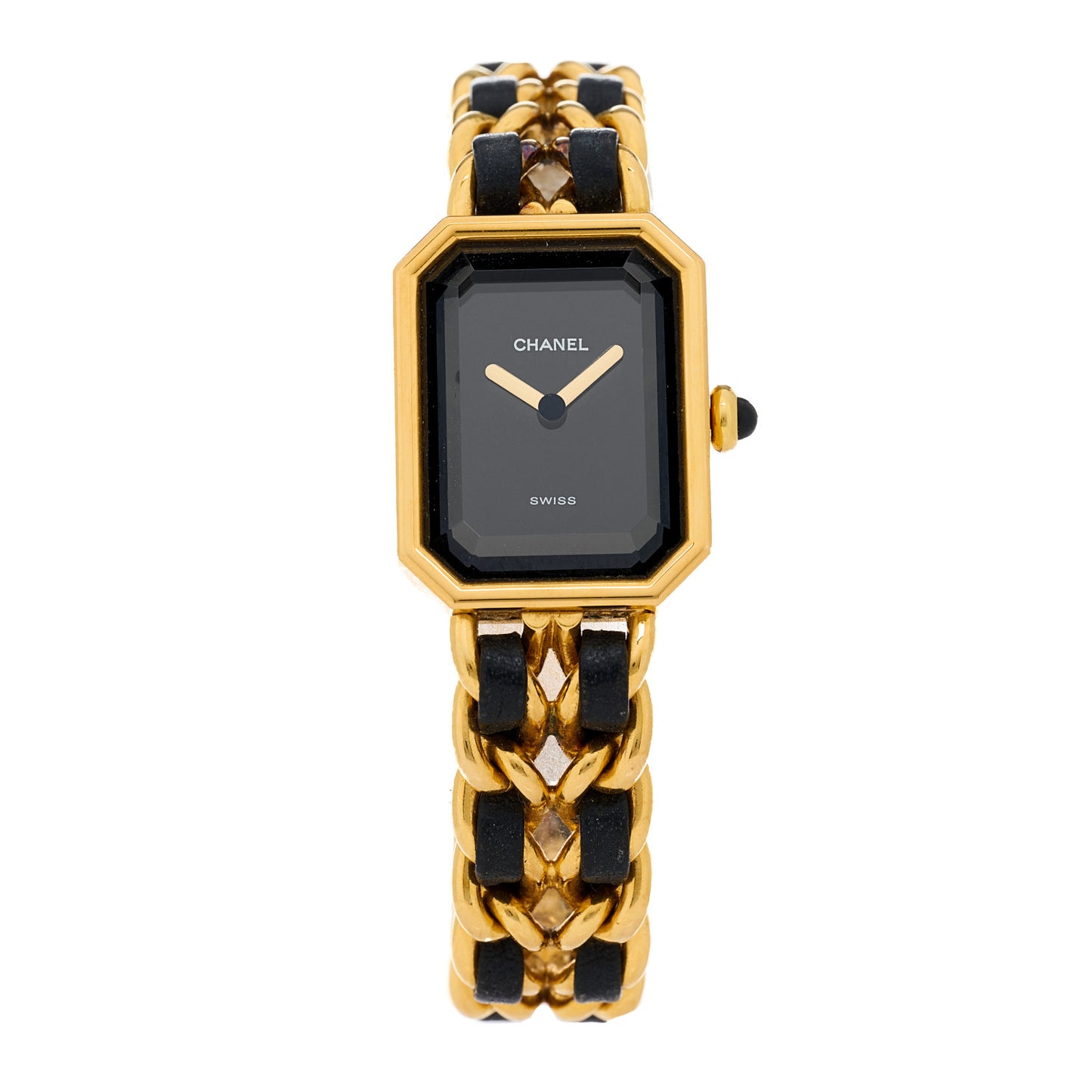 Stainless Steel Lambskin 20mm Chain Premiere Quartz Watch Gold M