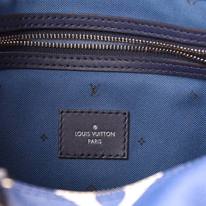 Louis Vuitton Monogram Escale Speedy Bandouliere 30 Blue 9 of 12