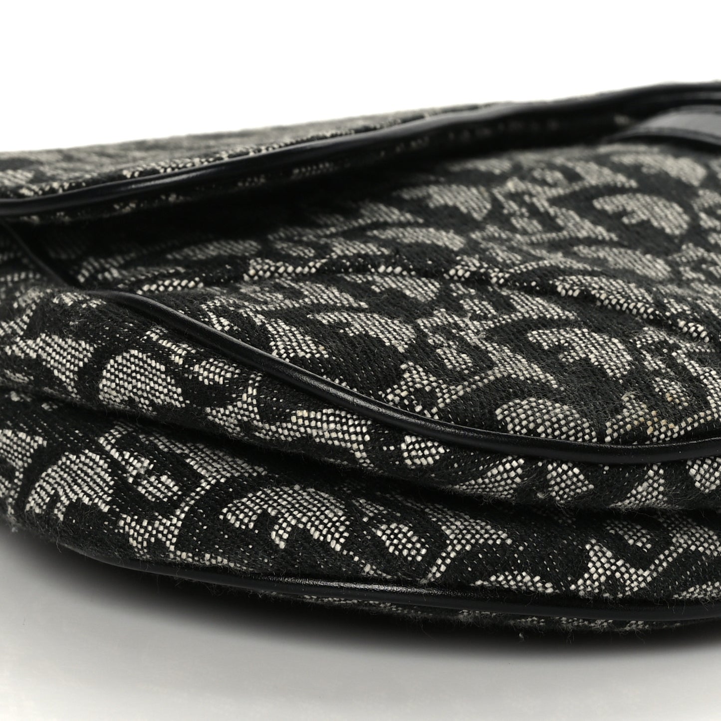 Monogram Saddle Bag Black