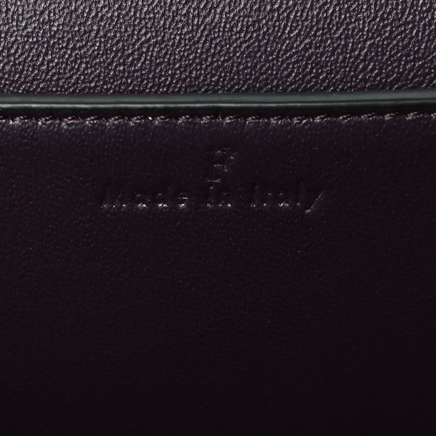 Shiny Smooth Calfskin Medium Frame Shoulder Bag Velvet Desert