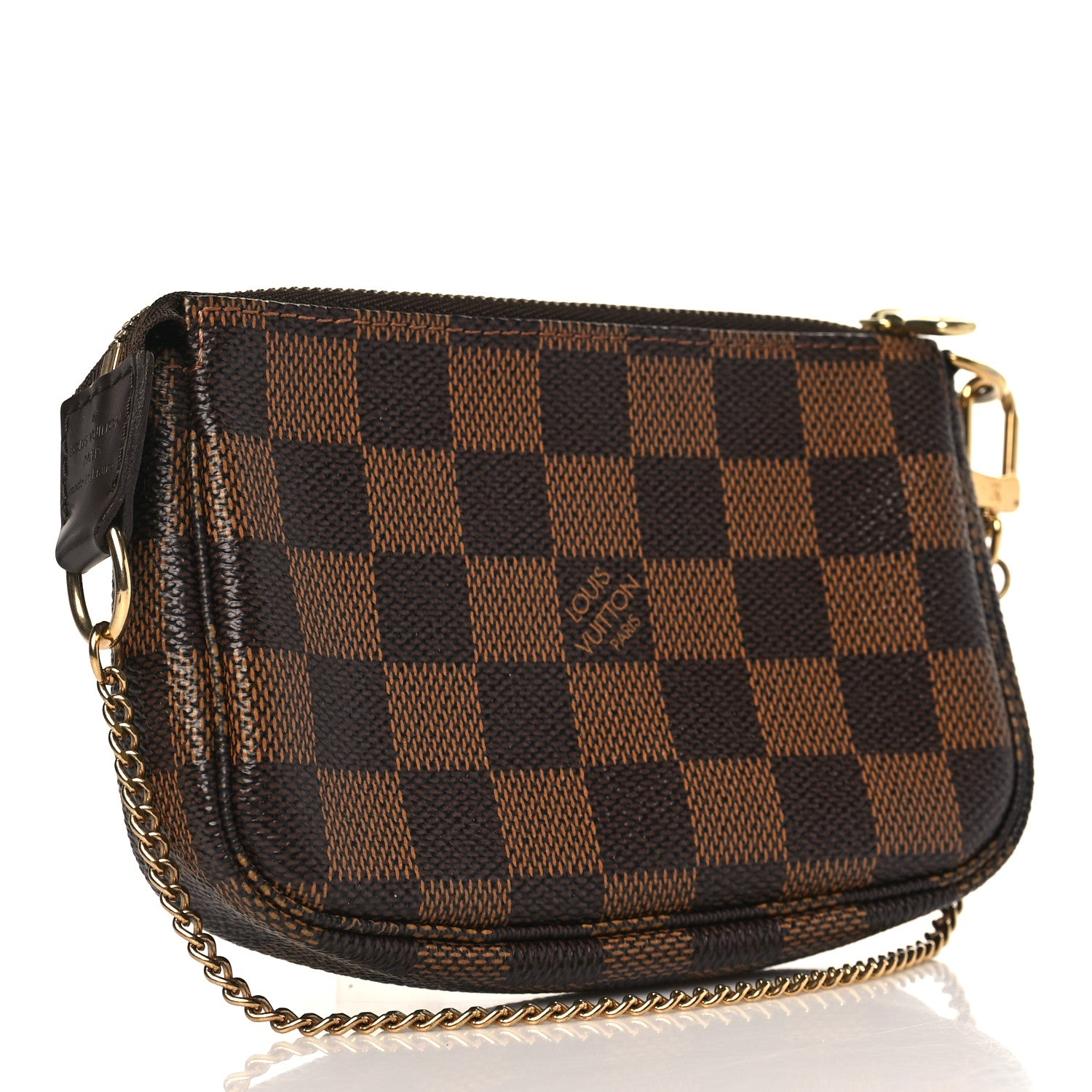 Louis Vuitton Damier Ebene Complice Trunks and Bags Mini Pochette Accessories Red 3 of 8