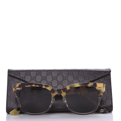 Gucci Half Frame G3744 Sunglasses Tortoise 7 of 7