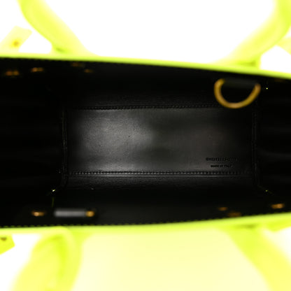 Saint Laurent Calfskin Nano Sac De Jour Neon Yellow 5 of 10