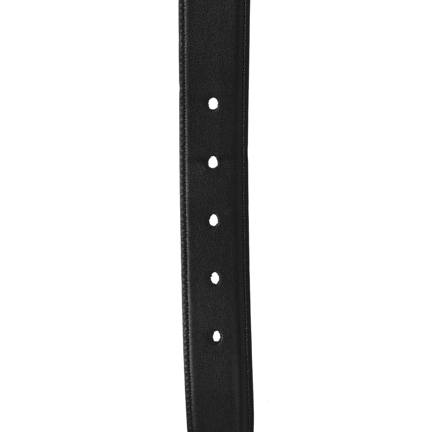 Smooth Calfskin Monogram Square Buckle Belt 90 Black