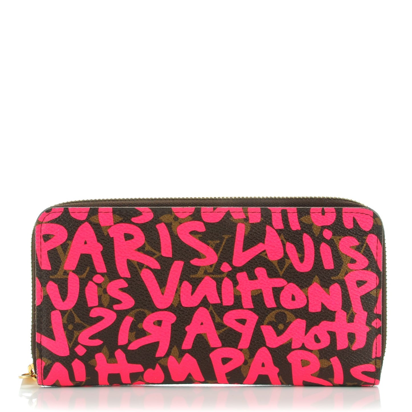 Monogram Graffiti Zippy Wallet Fuchsia