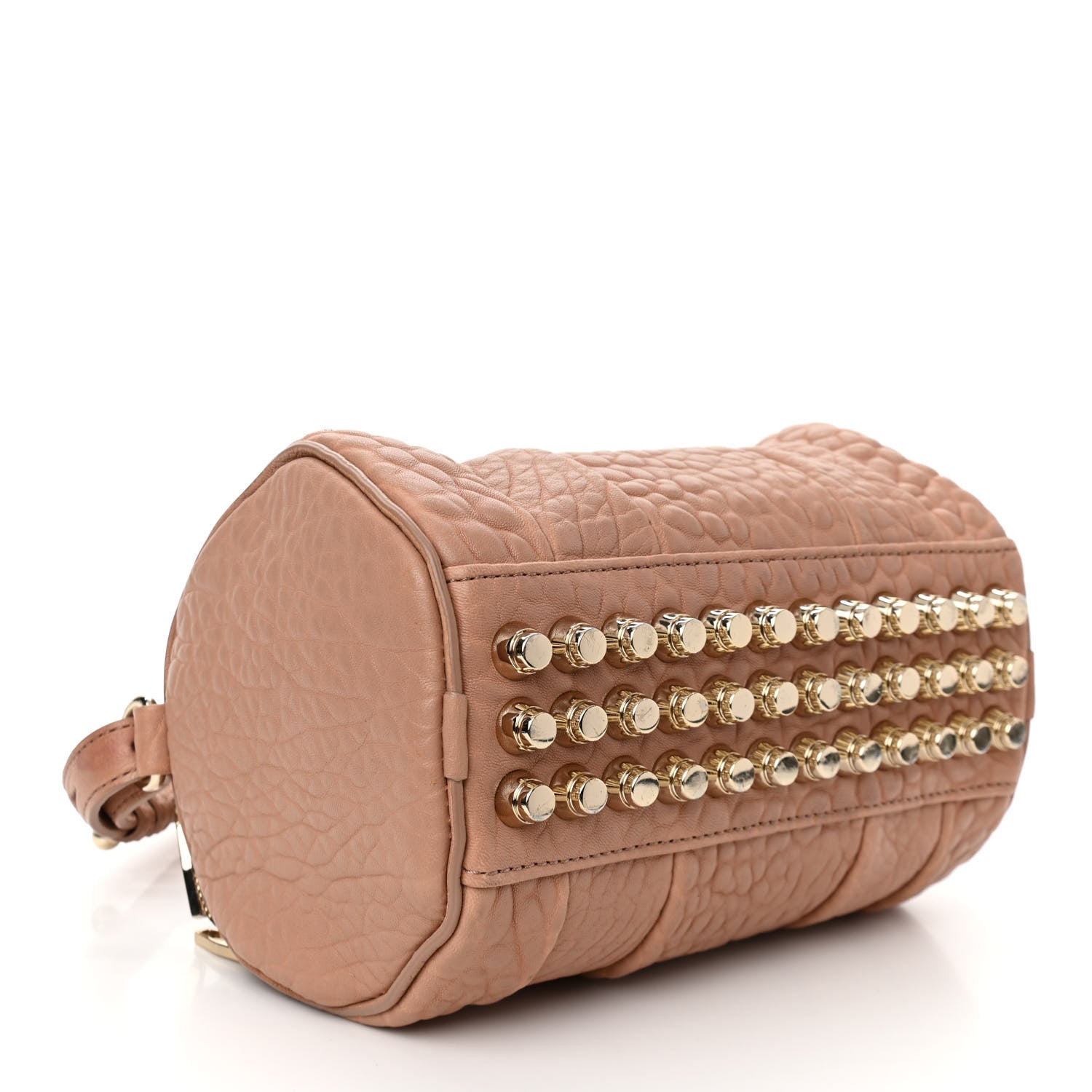 Alexander Wang Pebbled Lambskin Mini Rockie Latte Gold Hardware 4 of 14