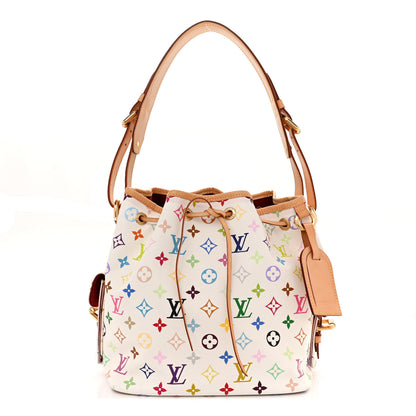 Louis Vuitton Monogram Multicolor Petit Noe White 1 of 17
