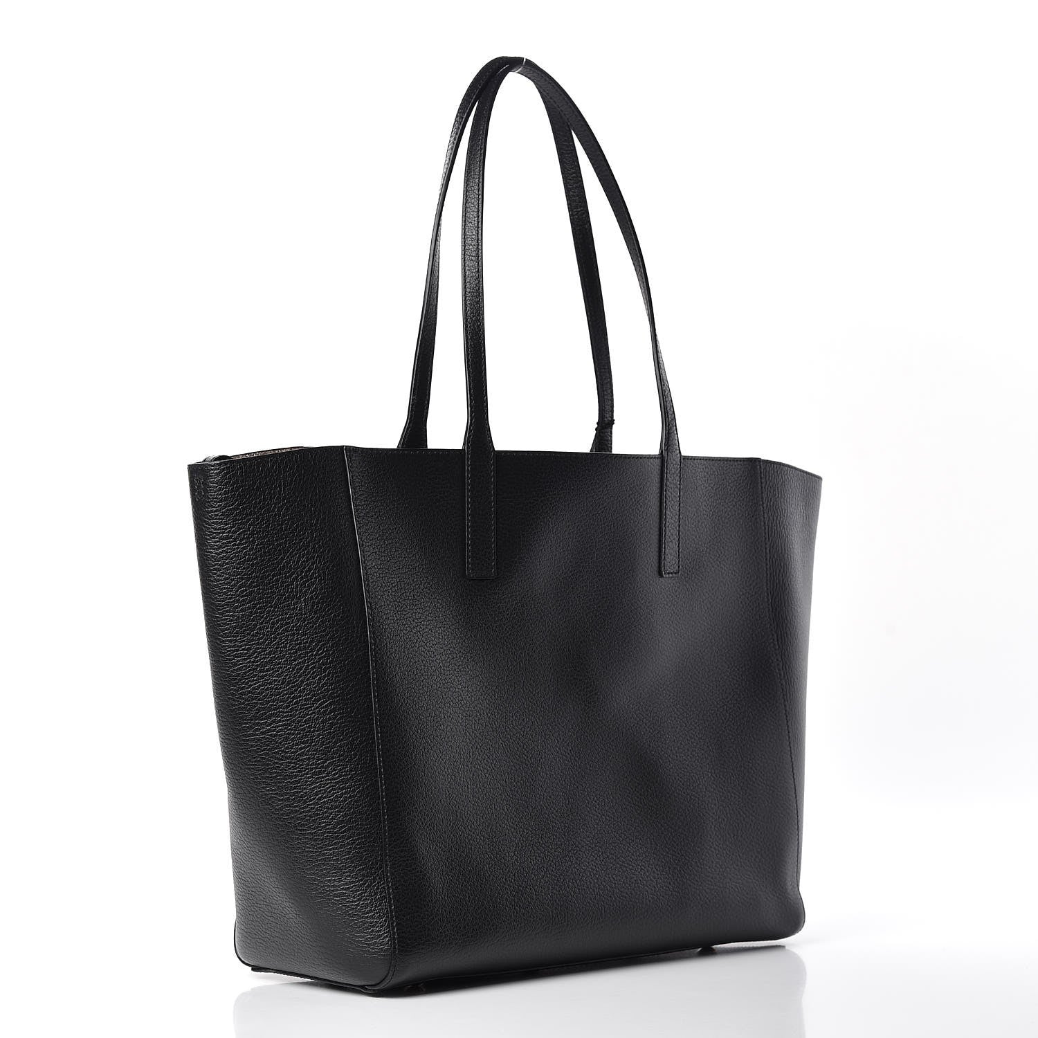 MCM Grained Calfskin Medium Reversible Wandel Tote Black 5 of 12