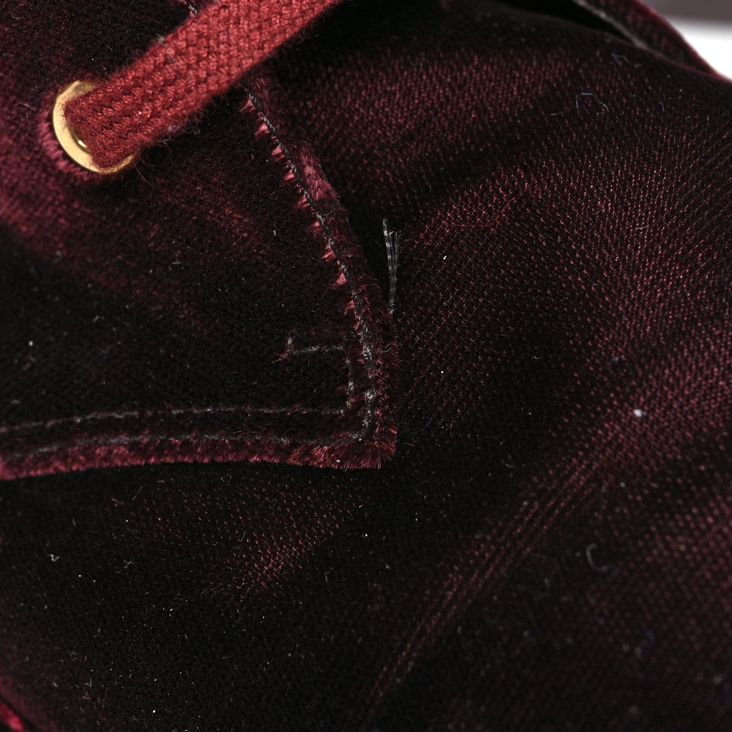 Chanel Velvet CC Lace Up Boots 41.5 Burgundy 9 of 10