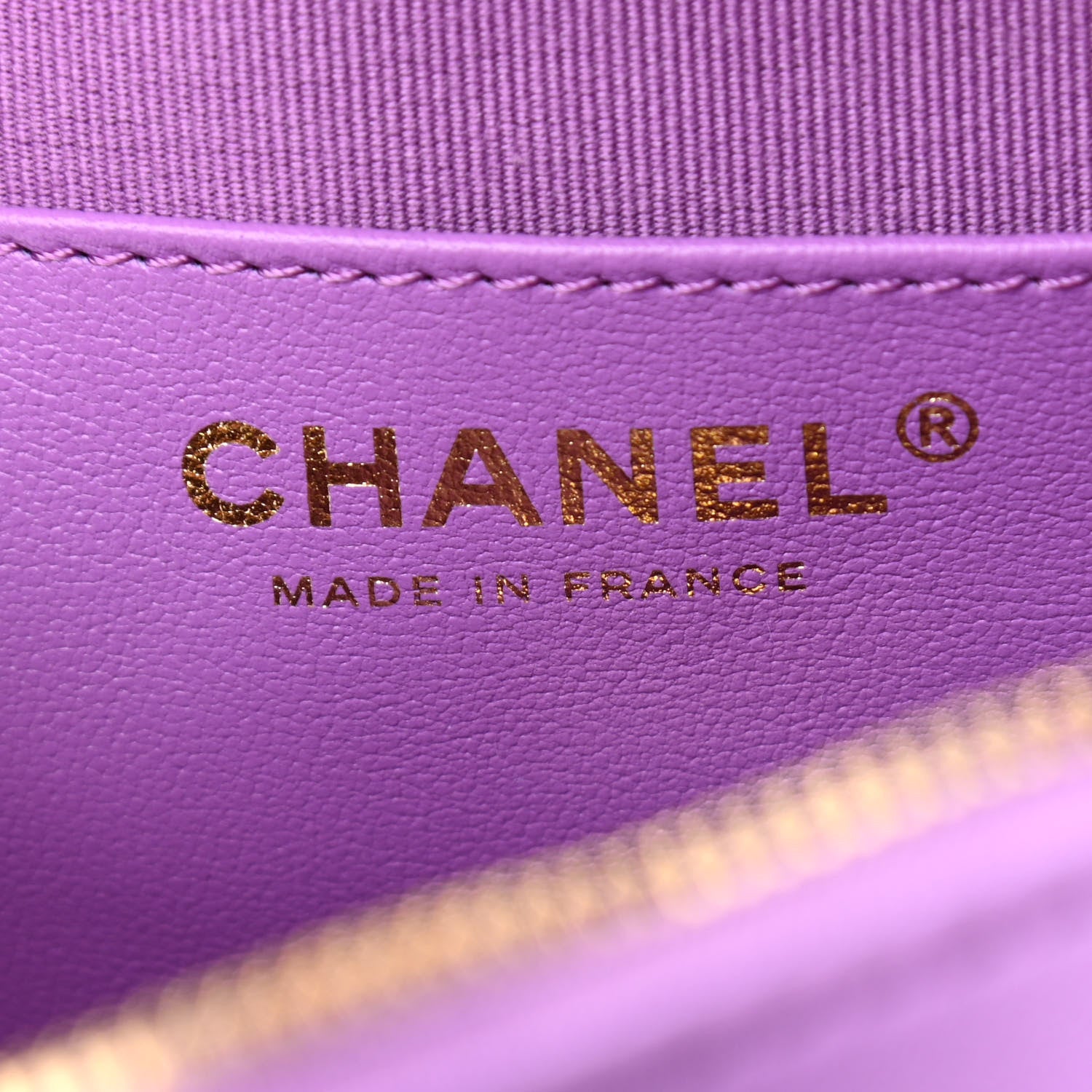 Chanel Lambskin Quilted CC In Love Heart Bag Purple 6 of 11