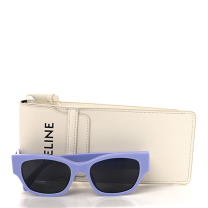 Celine Acetate Cat Eye Sunglasses CL40197U Shiny Lilac Smoke 7 of 7