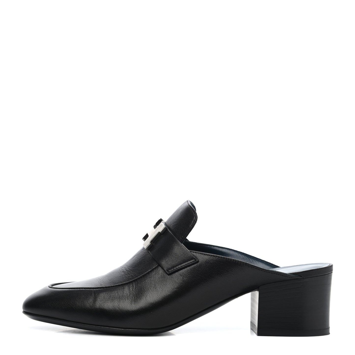 Goatskin Paradis Mules 37.5 Black