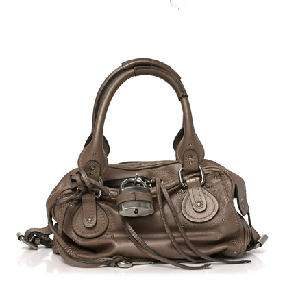 Chloe Calfskin Paddington Shoulder Bag Beige 1 of 9