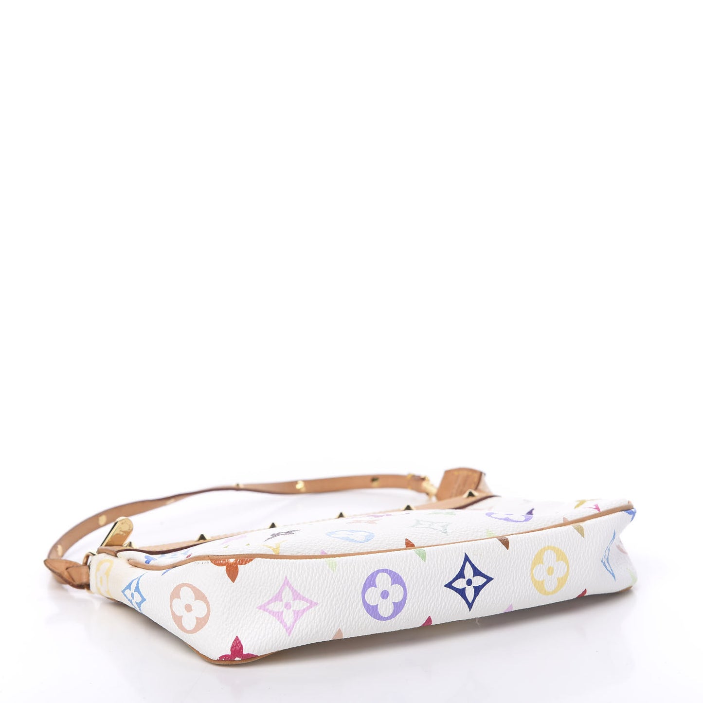 Monogram Multicolor Pochette Accessories White