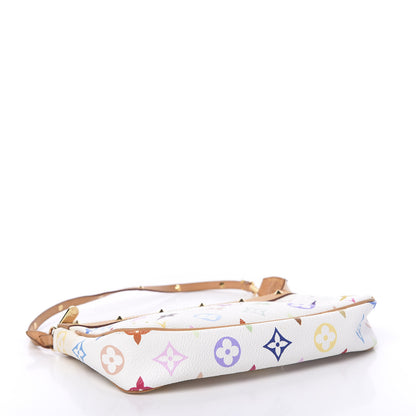 Louis Vuitton Monogram Multicolor Pochette Accessories White 4 of 11