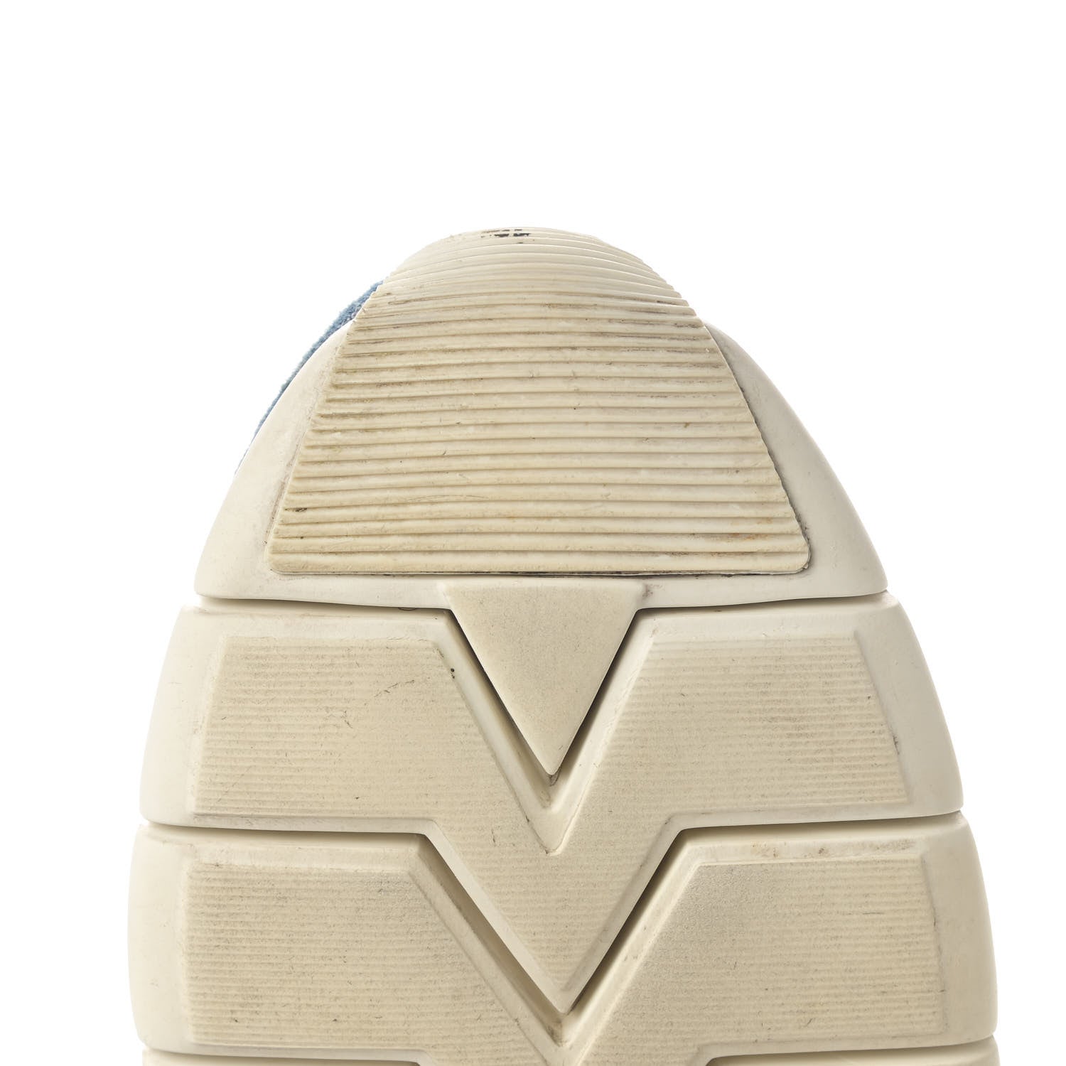 Louis Vuitton Denim Rubber Monogram Fastlane Low Sneakers 7.5 Navy 9 of 10