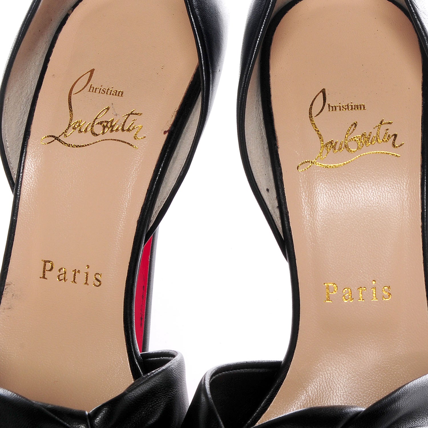 Christian Louboutin Nappa Leather Volpi 150 Pumps 37 Black 3 of 7