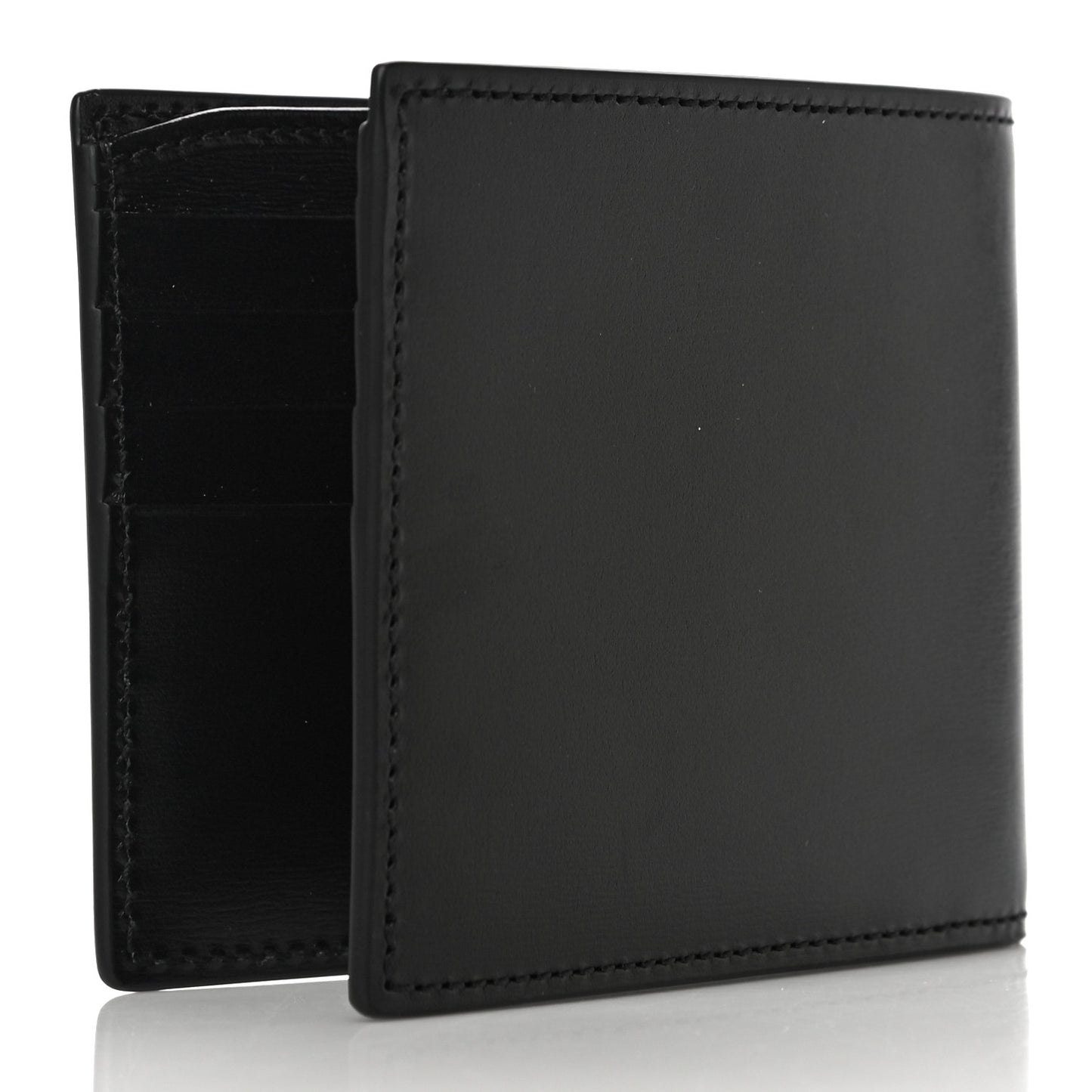 Smooth Calfskin GG Marmont Bi-Fold Wallet Black