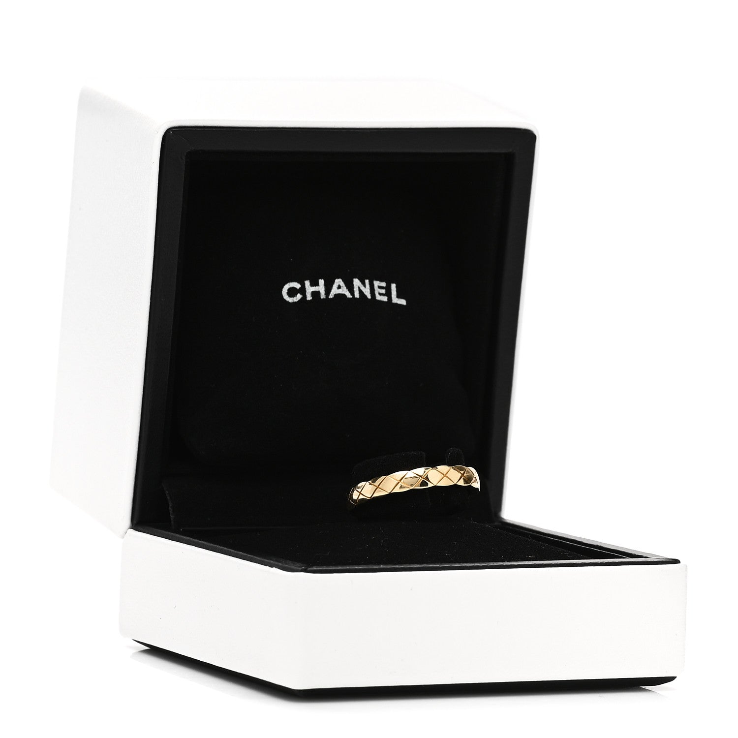 Chanel 18K Yellow Gold Mini Coco Crush Ring 53 6.25 6 of 6