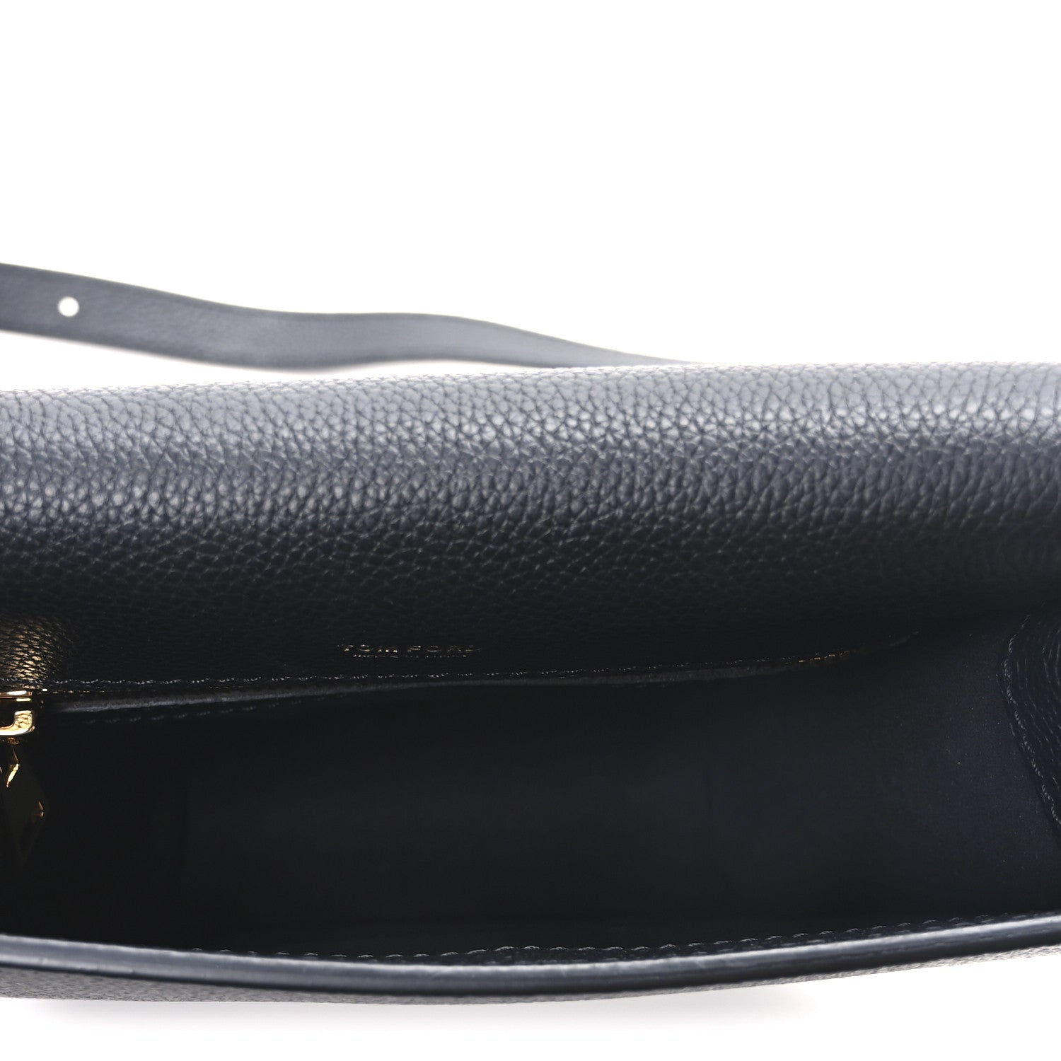 Tom Ford Grained Calfskin Mini T Clasp Tara Crossbody Bag Black 5 of 10