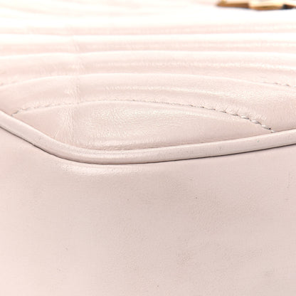 Saint Laurent Calfskin Matelasse Monogram Lou Camera Bag Washed Light Pink 12 of 31