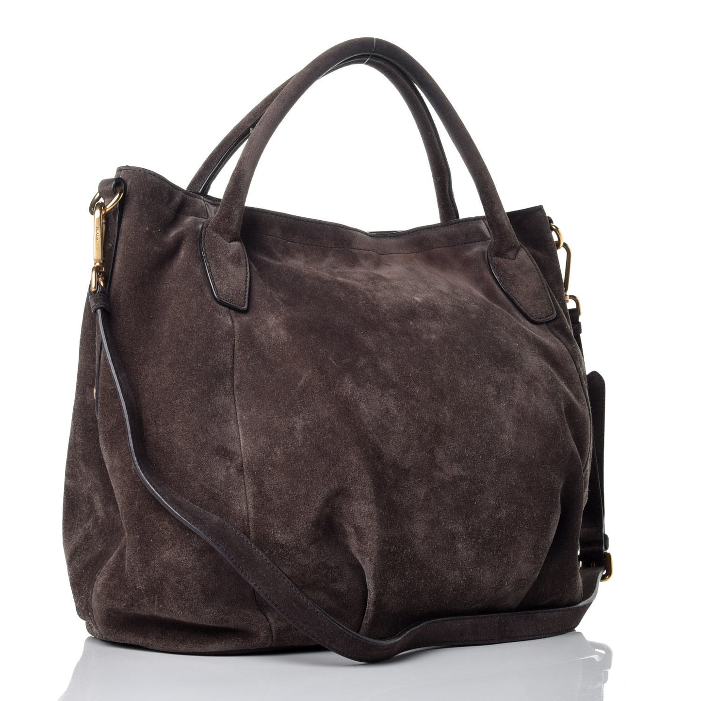 Suede Scamosciato Tote Grafite