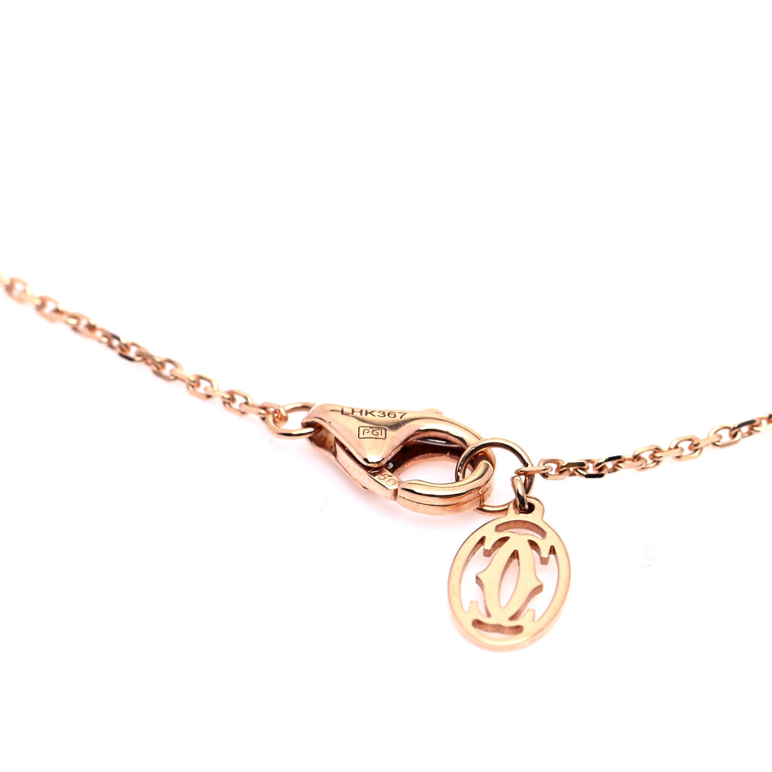 Cartier 18K Pink Gold Diamond XS D'Amour Bracelet 5 of 7