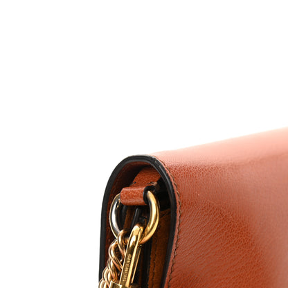 Givenchy Goatskin Suede Small GV3 Shoulder Bag Amber Mastic 17 of 20