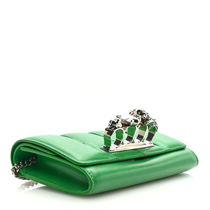 Alexander McQueen Calfskin Small Slash Bag Bright Green 4 of 9