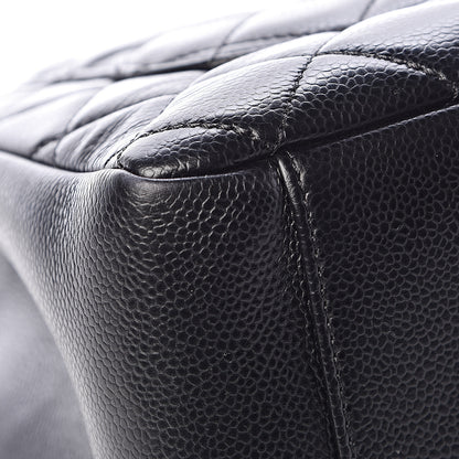 Chanel Caviar Quilted Grand Shopping Tote GST Black 7 of 11