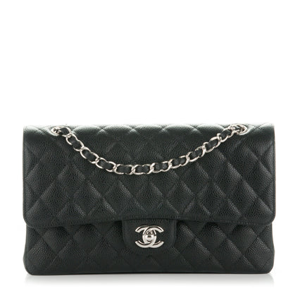 Chanel Caviar Quilted Medium Double Flap Black 1 of 8