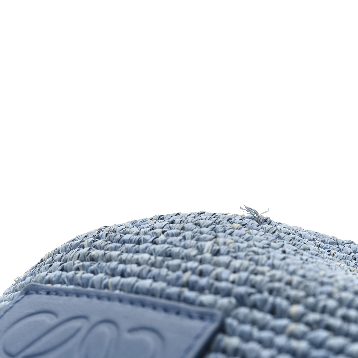 Loewe Raffia Mini Slit Tote Bag Blue 11 of 11