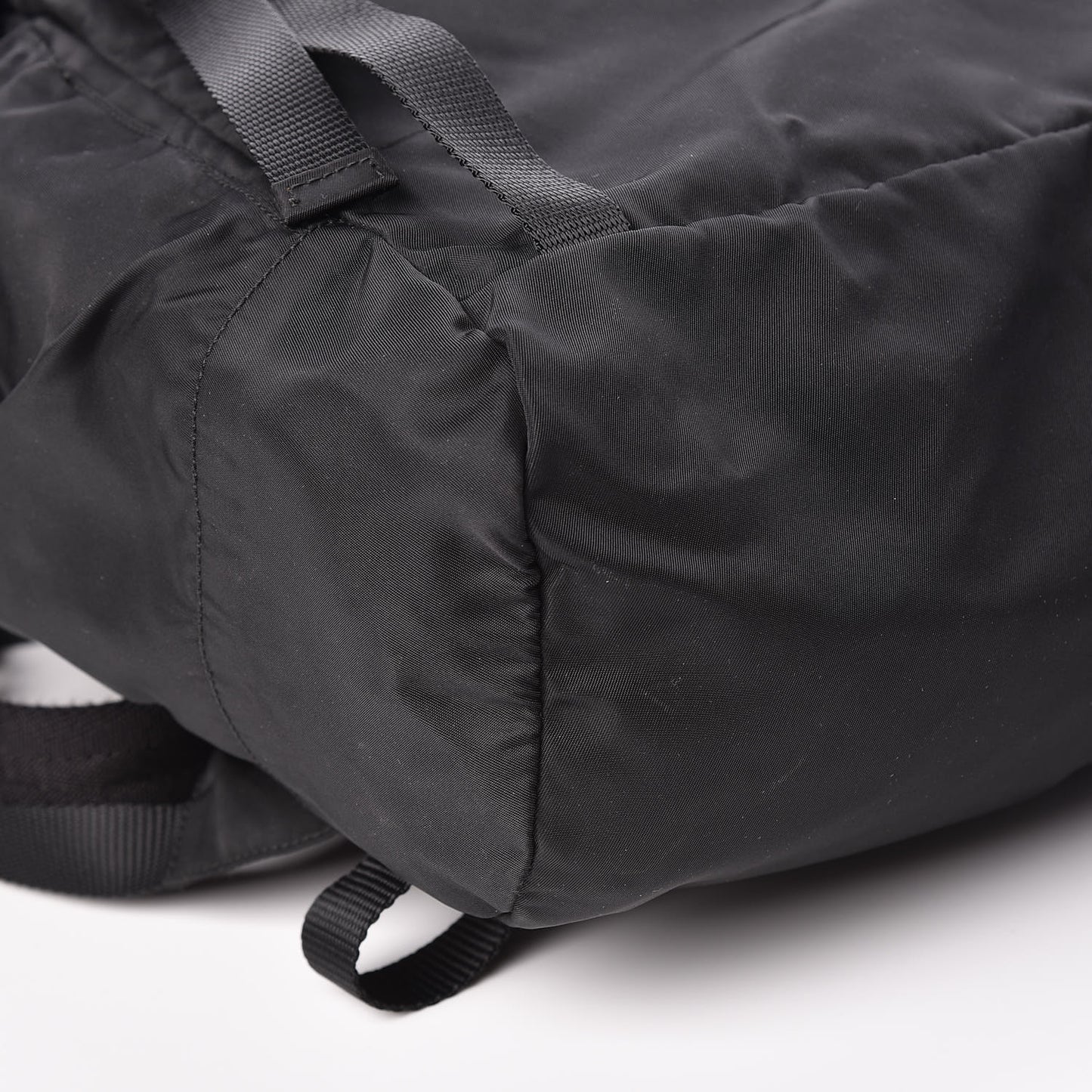 Tessuto Nylon Double Buckle Backpack Black