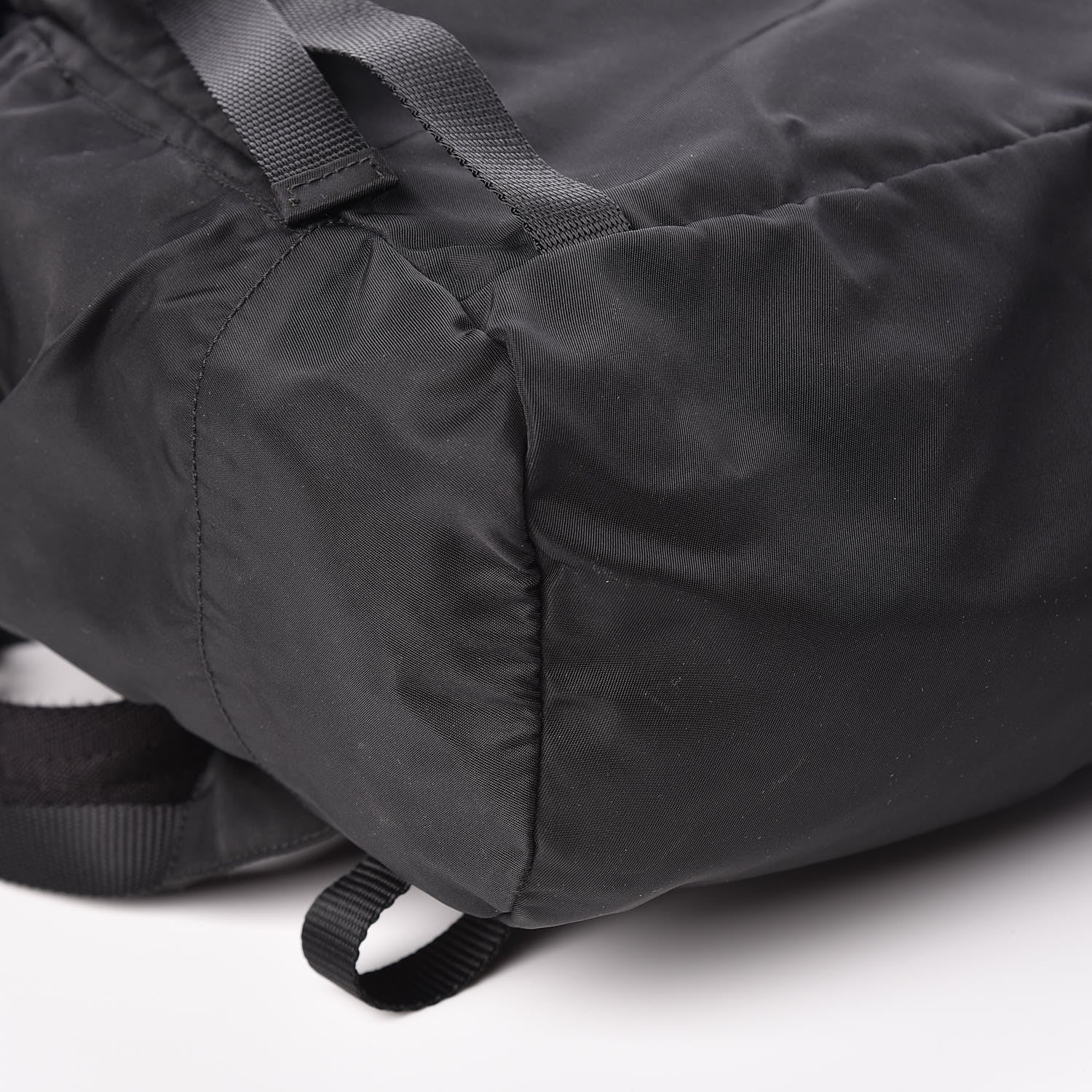 Prada Tessuto Nylon Double Buckle Backpack Black 5 of 10