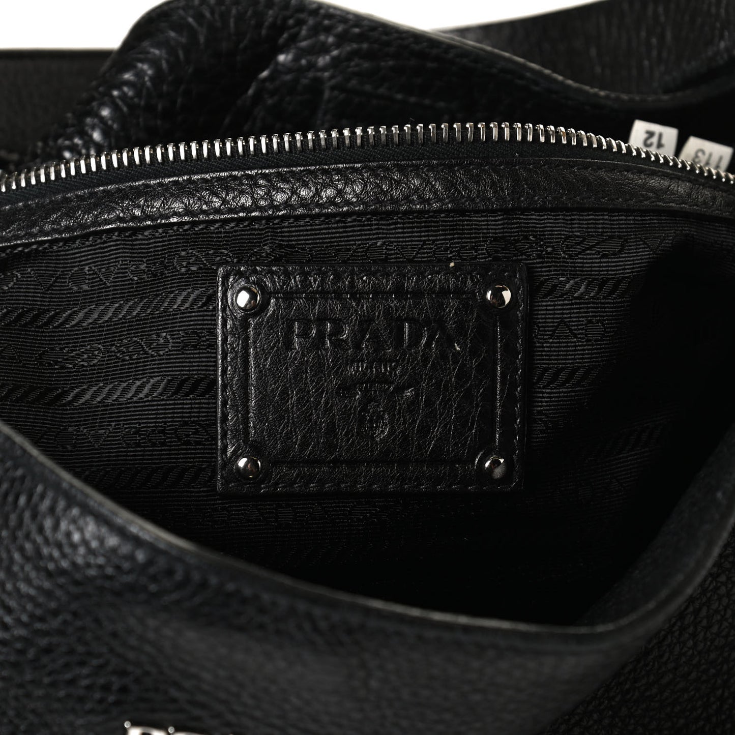 Vitello Daino Tote Black