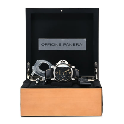 Panerai Stainless Steel Calfskin 44mm Luminor Marina 1950 Automatic Watch Black PAM01359 5 of 5