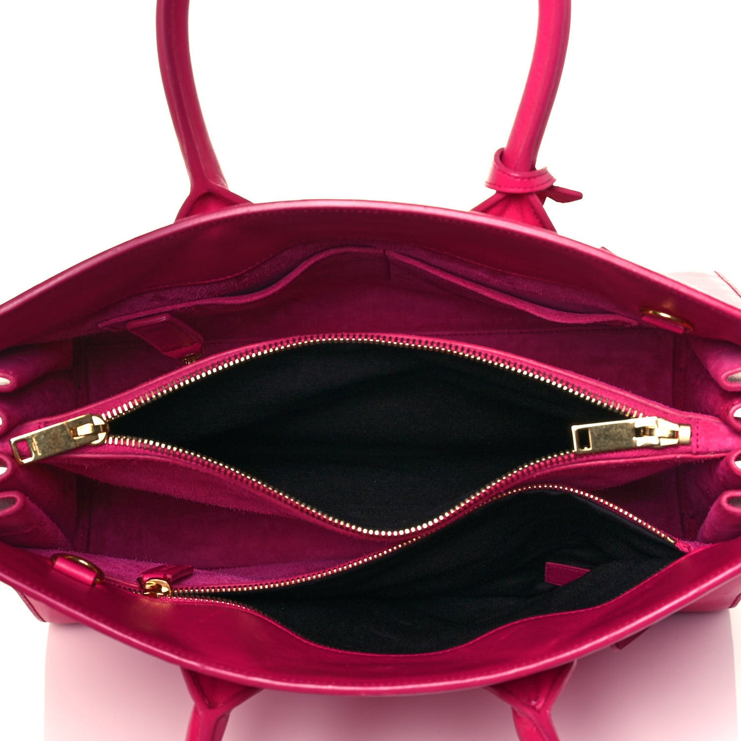 Calfskin Small Sac De Jour Lipstick Fuchsia