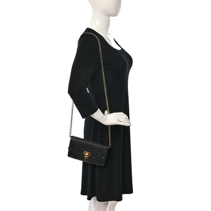 Louis Vuitton Empreinte Vavin Chain Wallet Black 2 of 8