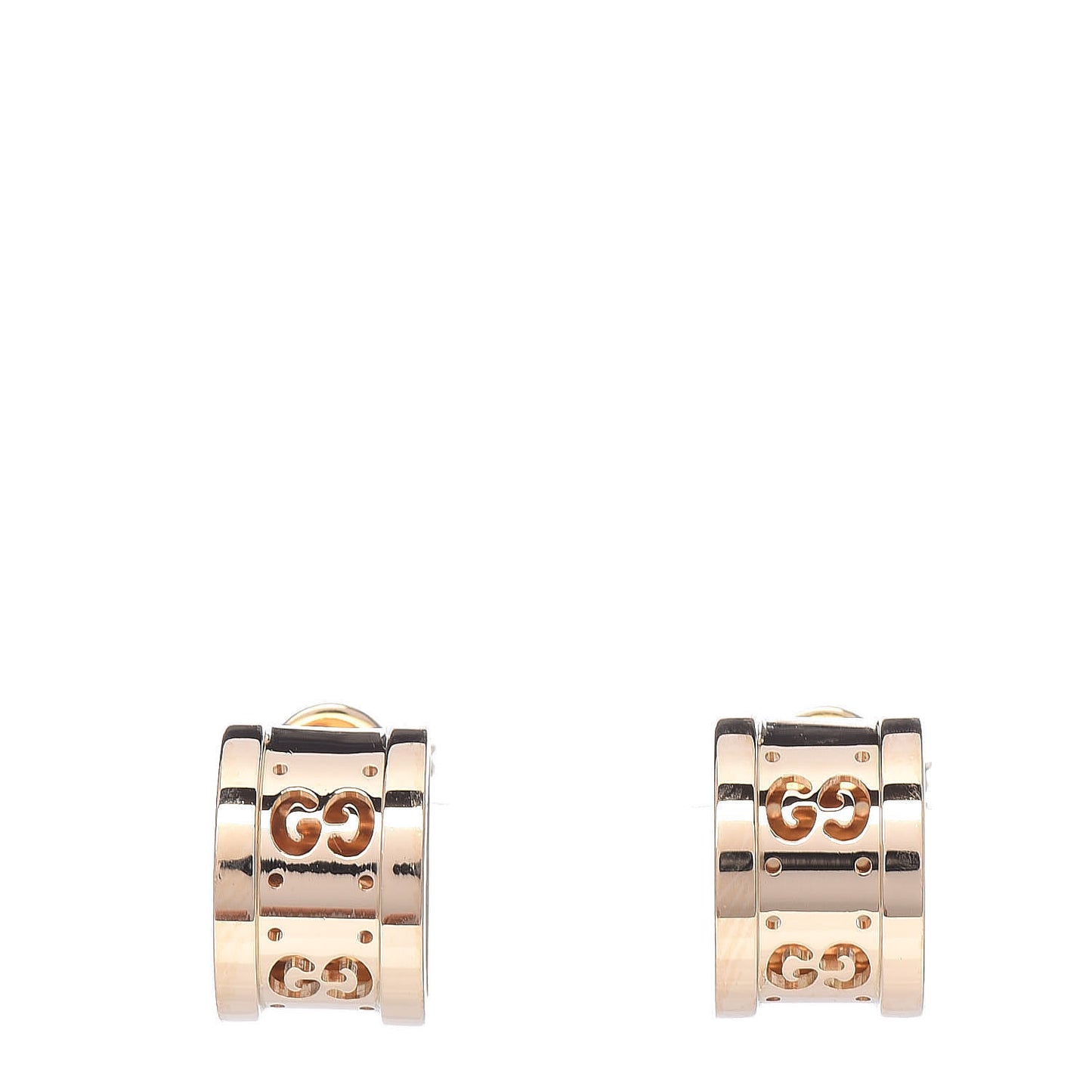18K Yellow Gold Icon Twirl Earrings