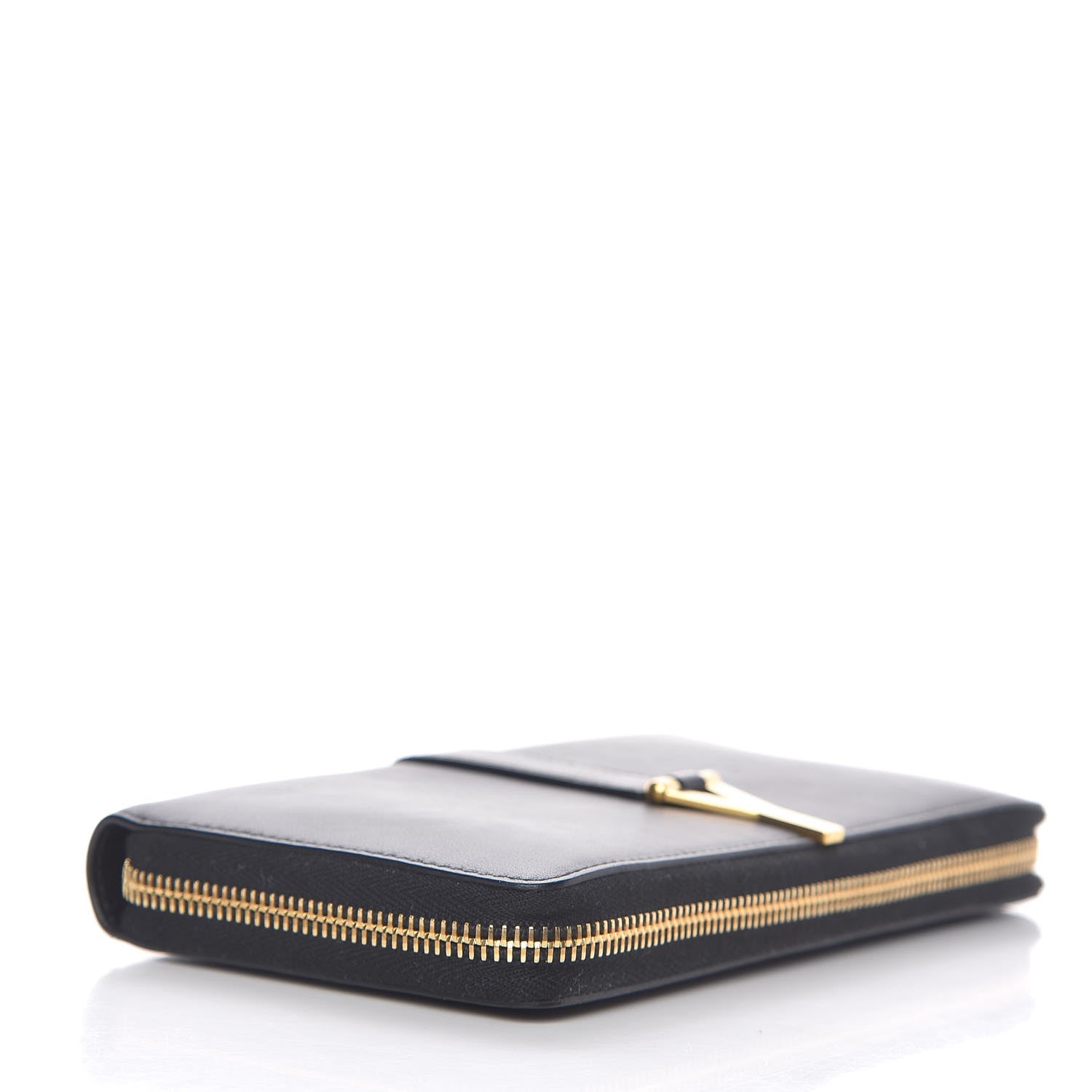 Saint Laurent Calfskin Classic Y Ligne Zip Around Wallet Black 4 of 7