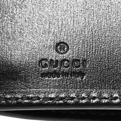 Gucci Boarded Plutone Calfskin Horsebit 1955 Tri Fold Wallet Black 7 of 10